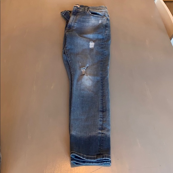 m1858 NY Highrise Ankle two-toned skinny jeans - Picture 3 of 7